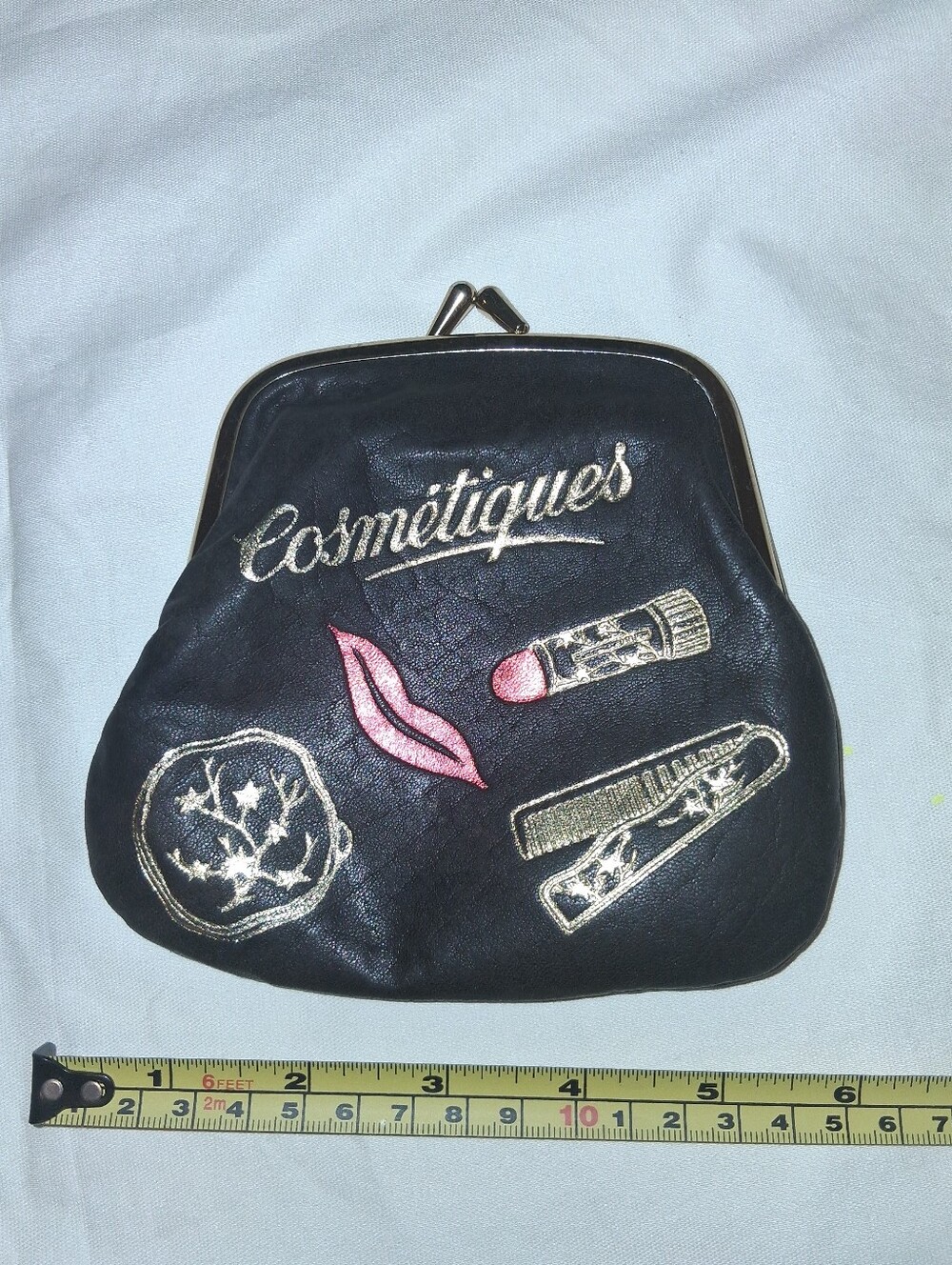 Vintage Cosmetics Bag Made In ENGLAND